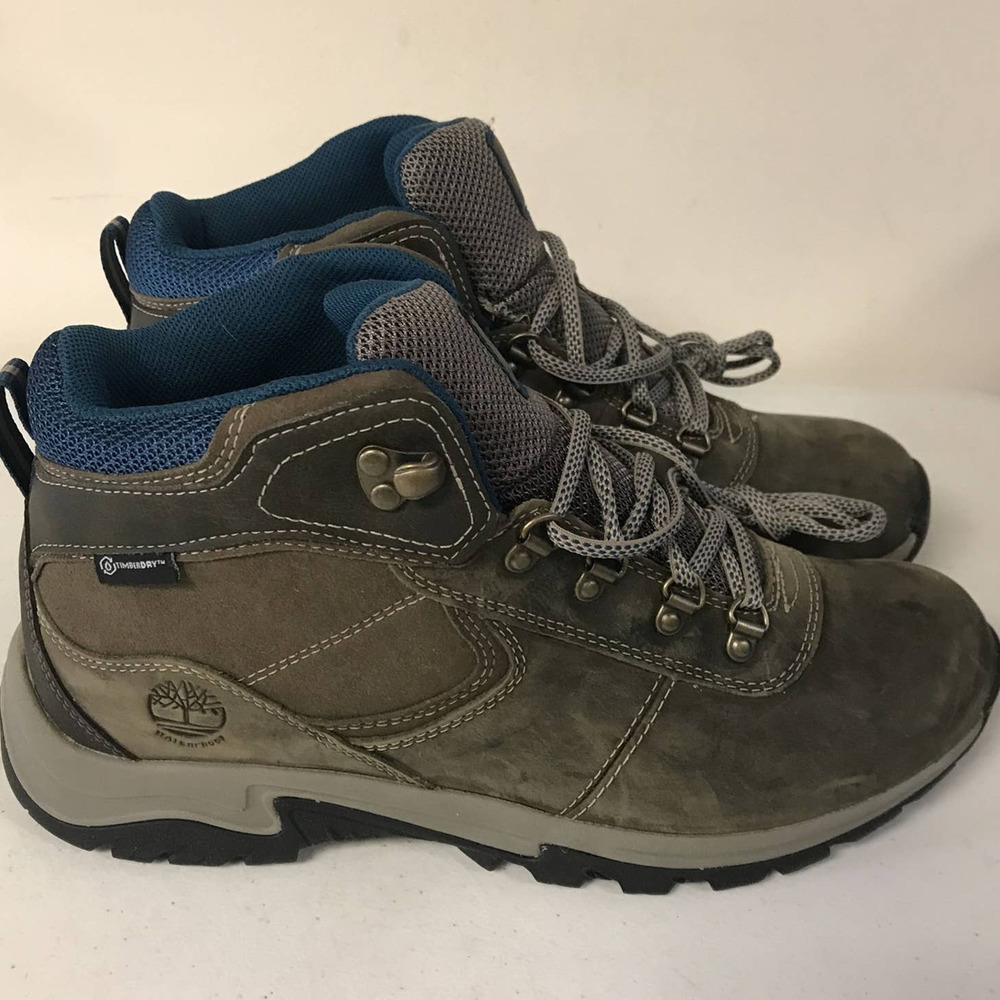 Timberland Women's Size 9.5 Mt. Maddsen Mid Waterproof Hiking Boots, Grey - Picture 5 of 10